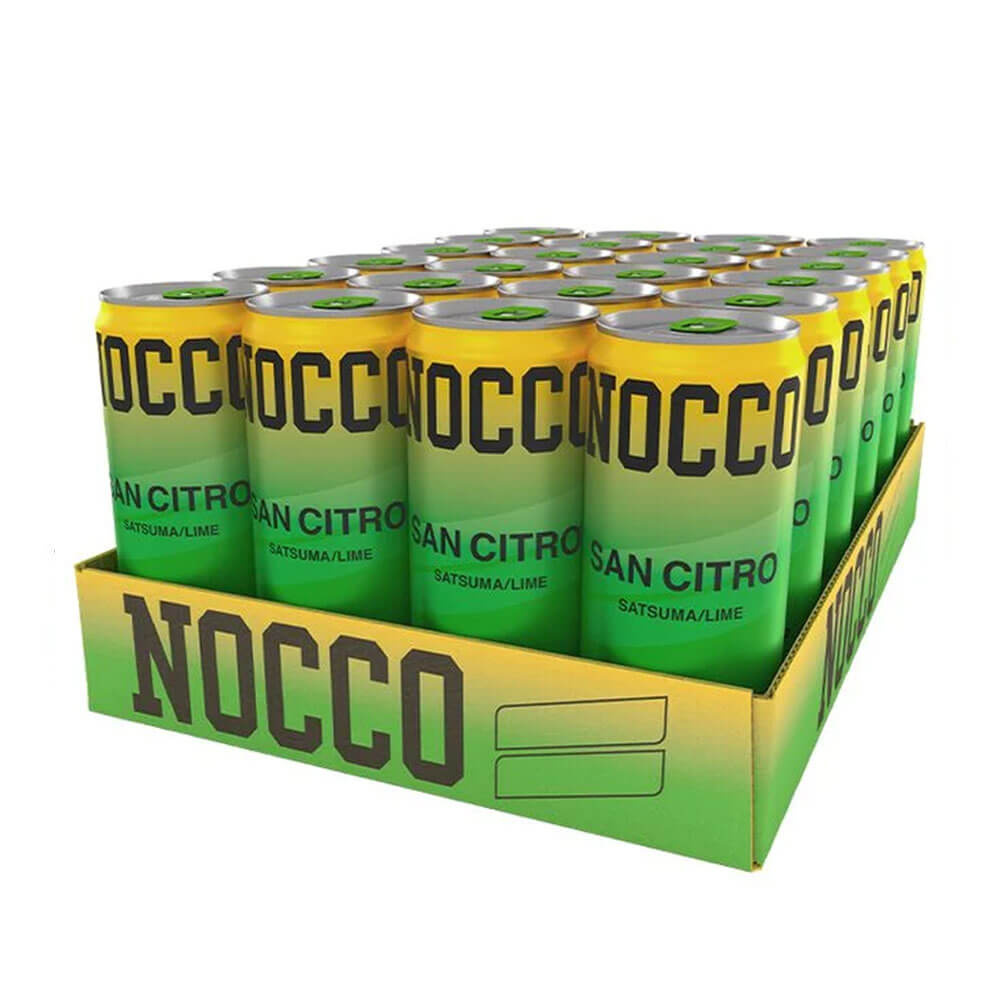 24 x NOCCO BCAA, 330 ml (San Citro) ryhmässä Teematuotteet / Gluteenittomat Ravintolisät @ Tillskottsbolaget (NOCCO65743)