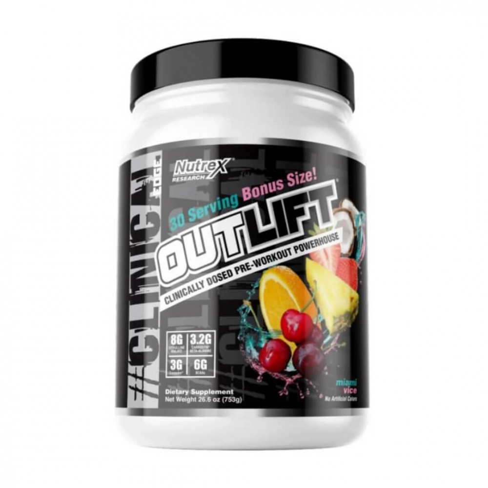 Nutrex Research Outlift, 504 g ryhmässä Ravintolisät & Elintarvikkeet / Suorituskyvyn parantajat / Pre-Workout / PWO @ Tillskottsbolaget (NUTREX0943)