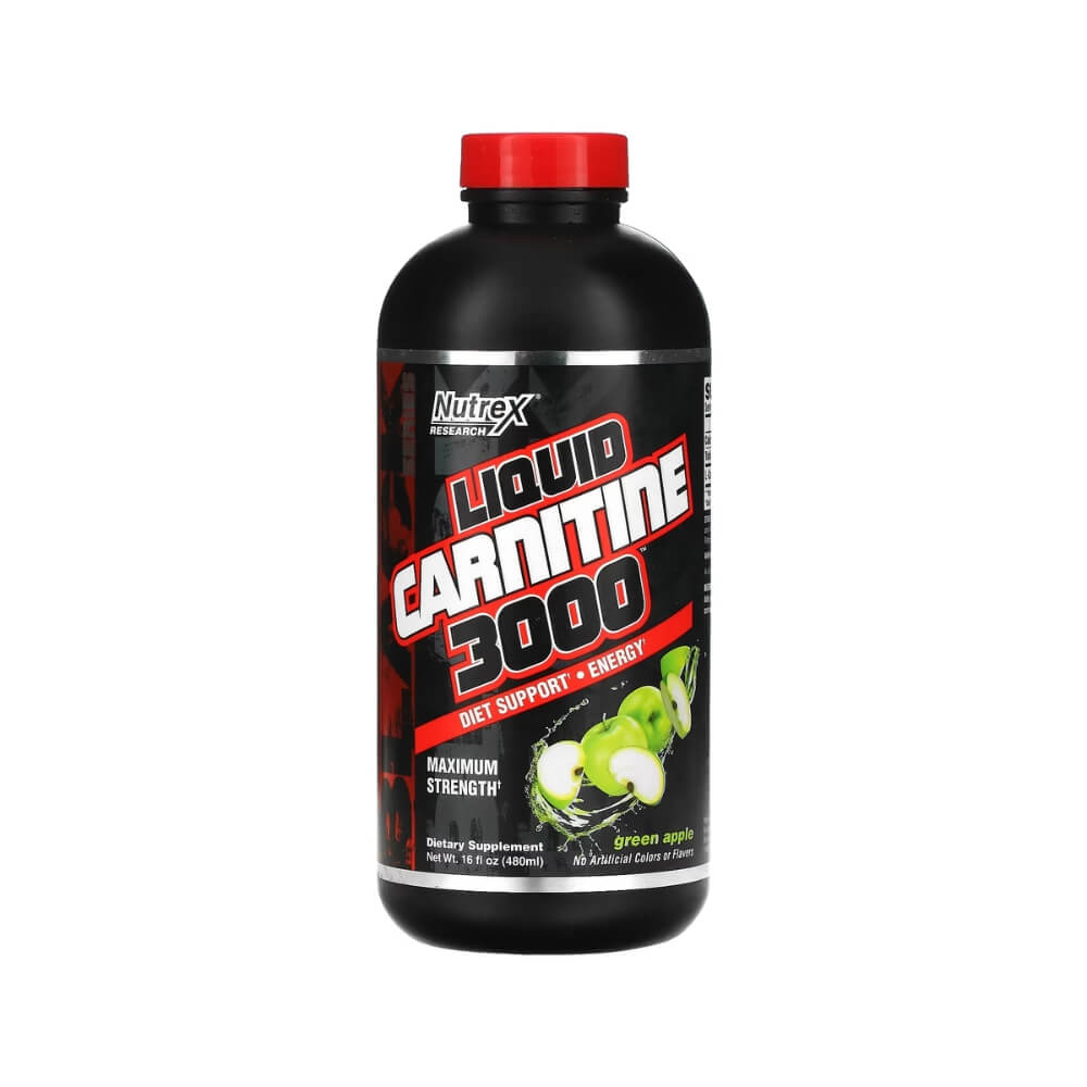 Nutrex Research Liquid L-Carnitine 3000, 480 ml ryhmässä Ravintolisät & Elintarvikkeet / Painonpudotusta / Kofeiiniton Rasvanpolttaja @ Tillskottsbolaget (NUTREX7854)