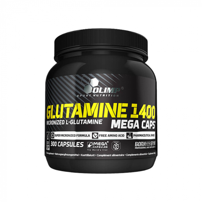 Olimp Glutamine Mega Caps 1400, 300 caps ryhmässä Ravintolisät & Elintarvikkeet / Terveystuotteet / Immuunijärjestelmä @ Tillskottsbolaget (OLIMP8594)