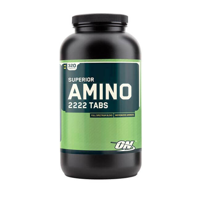 Optimum Nutrition Amino 2222, 320 tabs ryhmässä Ravintolisät & Elintarvikkeet / Aminohapot / Aminohappokompleksi @ Tillskottsbolaget (ON75684)