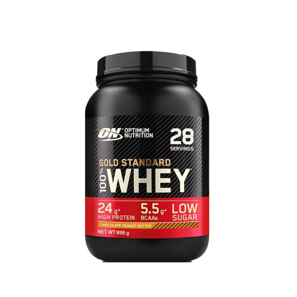 Optimum Nutrition 100% Whey Gold Standard, 912 g ryhmässä Ravintolisät & Elintarvikkeet / Proteiinijauhe / Heraproteiini / Whey protein @ Tillskottsbolaget (OPTIMUM007)