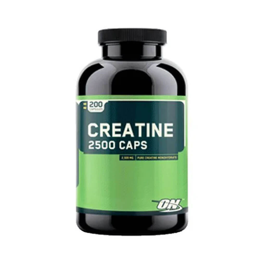 Optimum Nutrition Creatine 2500, 200 Caps ryhmässä Ravintolisät & Elintarvikkeet / Kreatiini / Kreatiinimonohydraatti @ Tillskottsbolaget (OPTIMUM679)