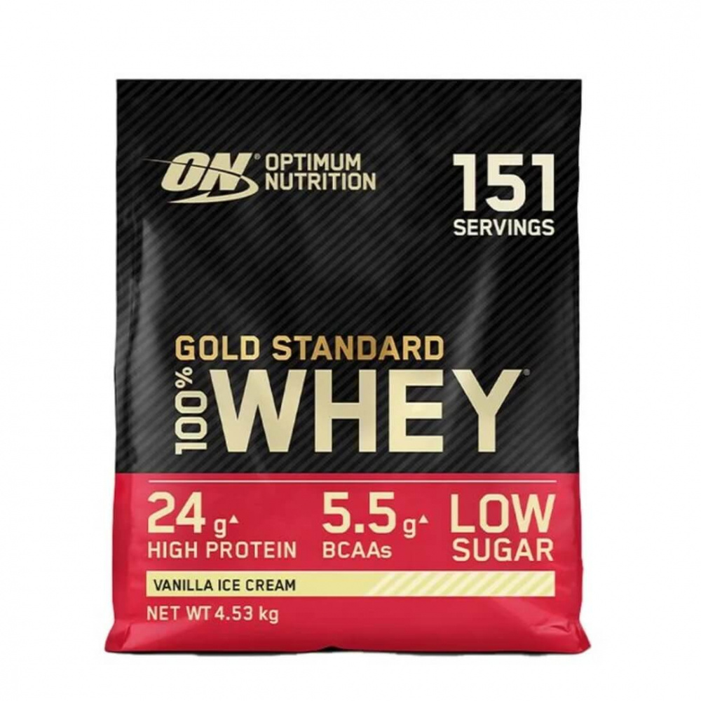 Optimum Nutrition 100% Whey Gold Standard, 4,54 kg ryhmässä Ravintolisät & Elintarvikkeet / Proteiinijauhe / Heraproteiini / Whey protein @ Tillskottsbolaget (OPTIMUM8522)