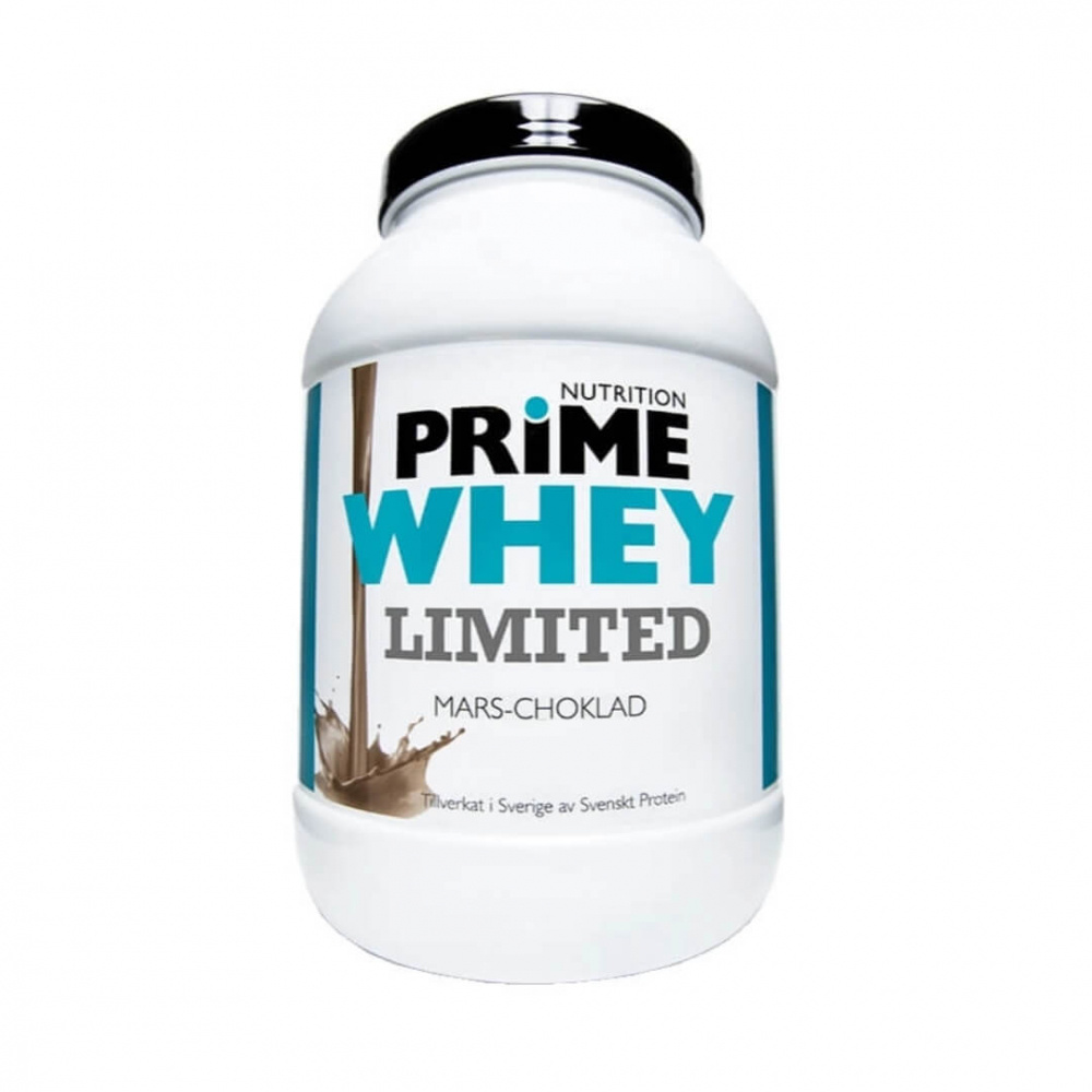 Prime Nutrition Whey Limited, 800 g (Mars-choklad) ryhmässä Ravintolisät & Elintarvikkeet / Proteiinijauhe / Heraproteiini / Whey protein @ Tillskottsbolaget (PRIME42MARS)