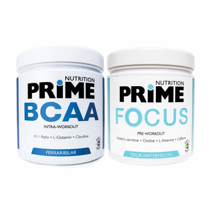 Prime Nutrition BCAA + Focus KAUPAN PÄÄLLE! ryhmässä Teematuotteet / Ruotsalaiset ravintolisät @ Tillskottsbolaget (PRIME8411)