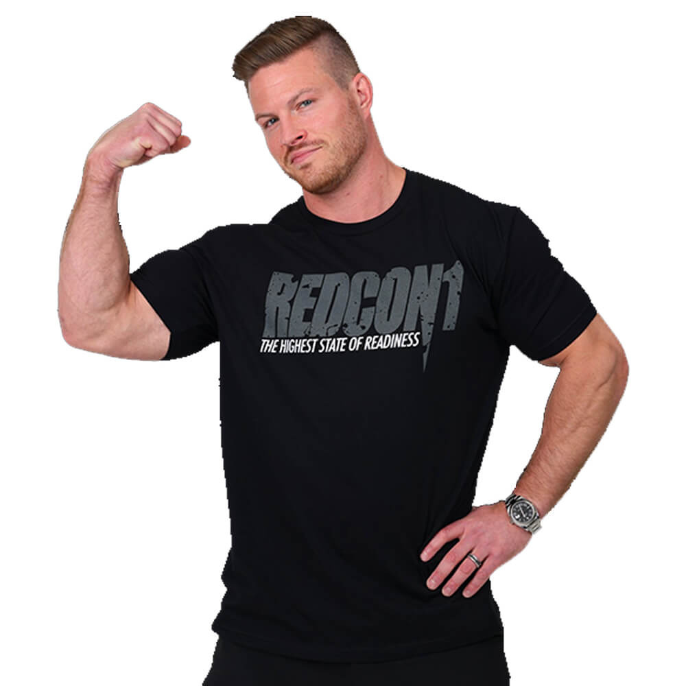 Redcon1 OG T-Shirt, black/black ryhmässä Treenivälineet / Urheiluvaatteet @ Tillskottsbolaget (REDCON17684)