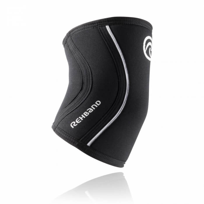 Rehband RX Elbow Sleeve 5 mm, black ryhmässä Treenivälineet / Muut suojat ja tuet @ Tillskottsbolaget (REHBAND624)