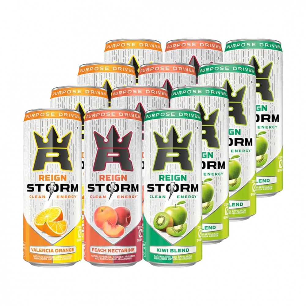 12 x Reign Storm Energy Mix, 355 ml ryhmässä Teematuotteet / Gluteenittomat Ravintolisät @ Tillskottsbolaget (REIGN5743)