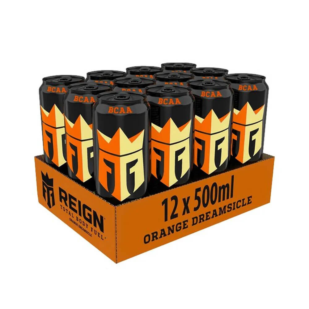 12 x Reign Energy, 500 ml (Orange Dreamsicle) ryhmässä Juomat / Energiajuoma @ Tillskottsbolaget (REIGN7584)