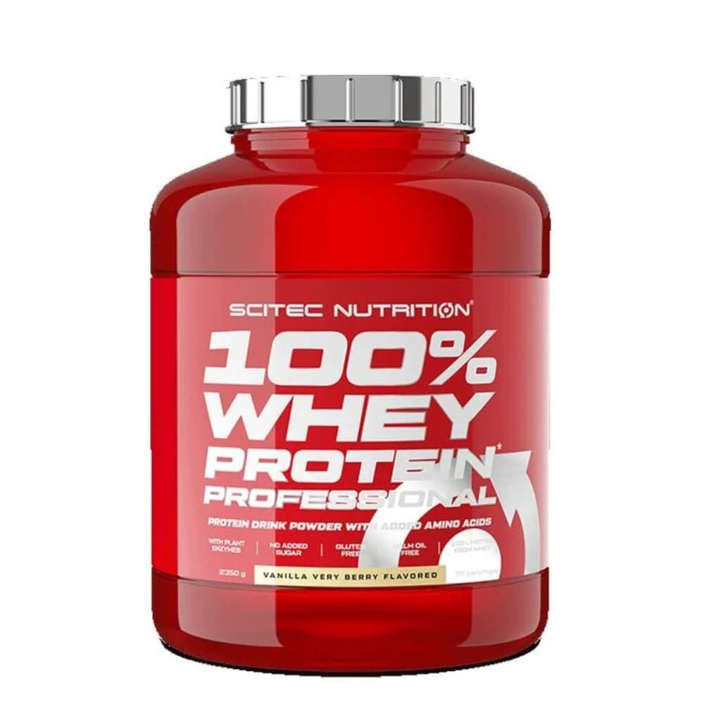 Scitec 100% Whey Protein Professional, 2350 g ryhmässä Ravintolisät & Elintarvikkeet / Proteiinijauhe / Heraproteiini / Whey protein @ Tillskottsbolaget (SCITEC0020)