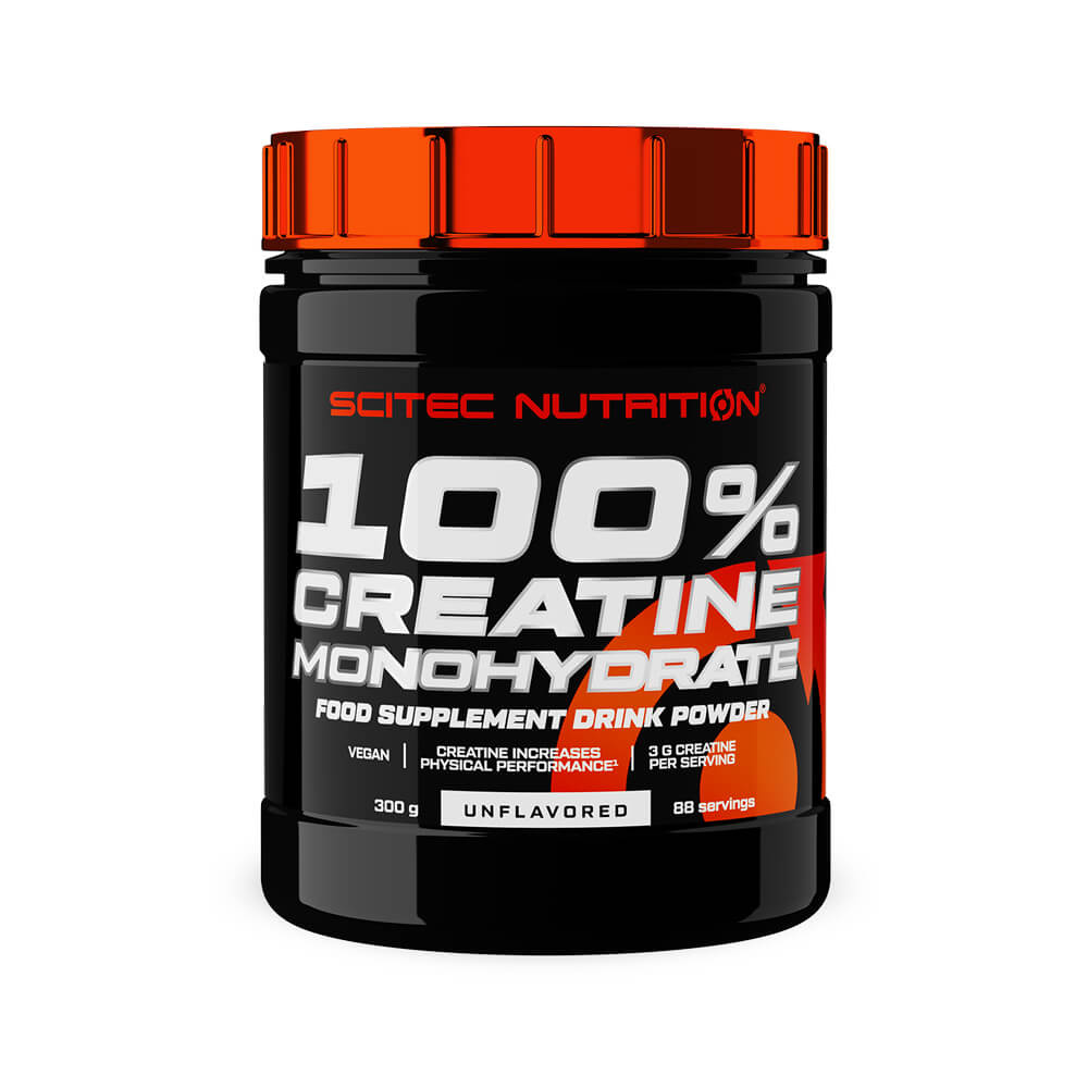 Scitec Nutrition 100% Creatine Monohydrate, 300 g ryhmässä Ravintolisät & Elintarvikkeet / Kreatiini / Kreatiinimonohydraatti @ Tillskottsbolaget (SCITEC7412)