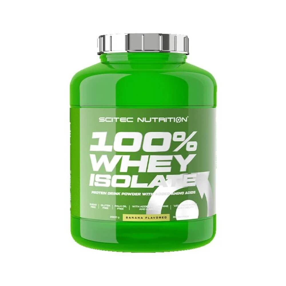 Scitec Nutrition 100% Whey Isolate, 2000 g ryhmässä Teematuotteet / Ravintolisät Naisille @ Tillskottsbolaget (SCITEC7583)