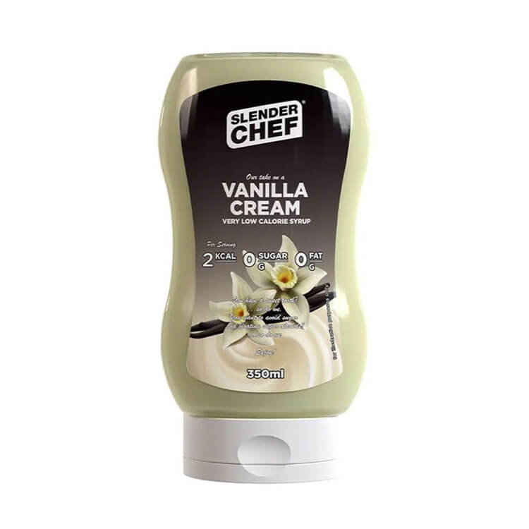 Slender Chef Dressing, 350 ml (Vanilla Cream Syrup) ryhmässä Ravintolisät & Elintarvikkeet / Elintarvikkeet / Kalorivapaat kastikkeet ja lisukkeet @ Tillskottsbolaget (SLENDERCHEF001-24)