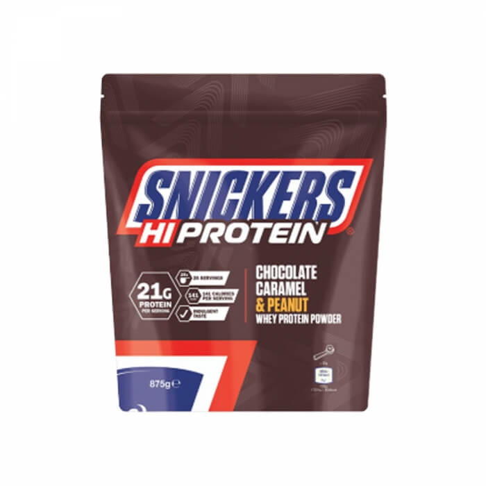 Snickers Protein Powder, 480 g ryhmässä Ravintolisät & Elintarvikkeet / Proteiinijauhe / Heraproteiini / Whey protein @ Tillskottsbolaget (SNICKERSPROTEIN001)