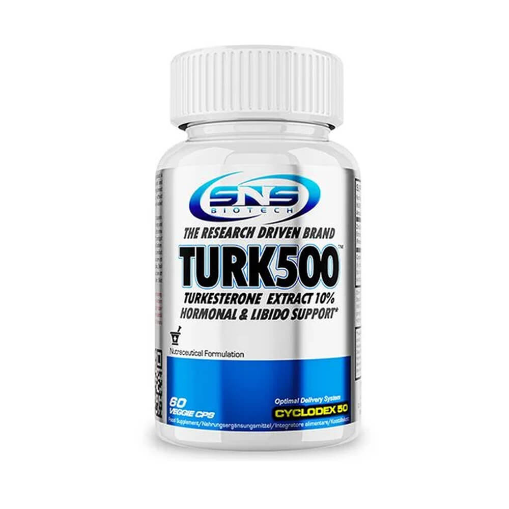 SNS Biotech Turk500, 60 caps ryhmässä Ravintolisät & Elintarvikkeet / Lihaskasvu / Turkesteroni @ Tillskottsbolaget (SNS7686787)