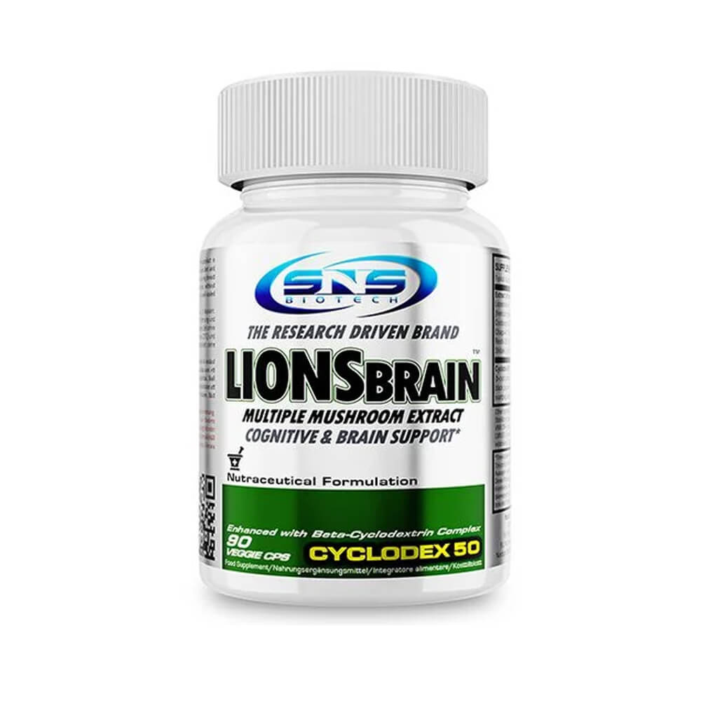 SNS Biotech LionsBrain, 90 caps ryhmässä Teematuotteet / Gluteenittomat Ravintolisät @ Tillskottsbolaget (SNS78455)