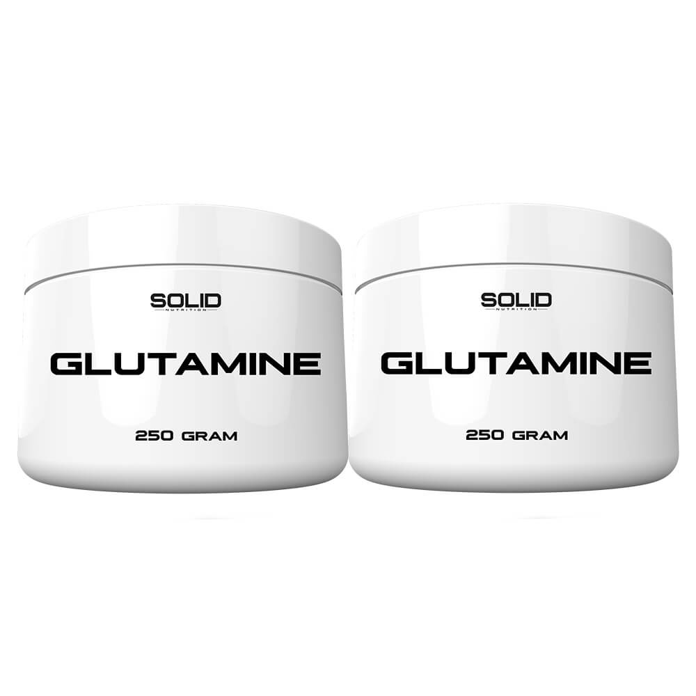 2 x SOLID Nutrition Glutamine, 250 g ryhmässä Ravintolisät & Elintarvikkeet / Aminohapot / Glutamiini @ Tillskottsbolaget (SOLID44222)