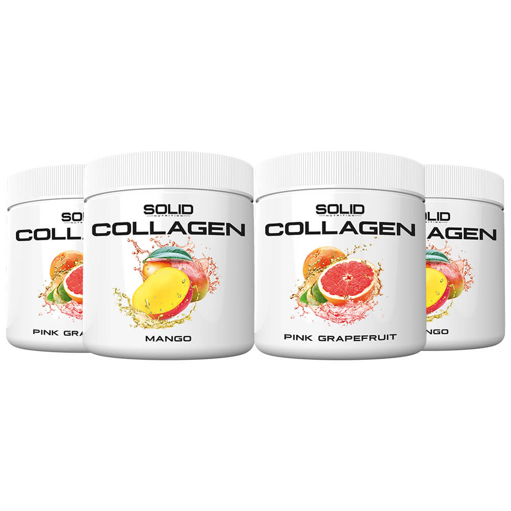 4 x SOLID Nutrition Collagen, 230 g ryhmässä Ravintolisät & Elintarvikkeet / Nivelten terveys / Kollageeni @ Tillskottsbolaget (SOLID6732)