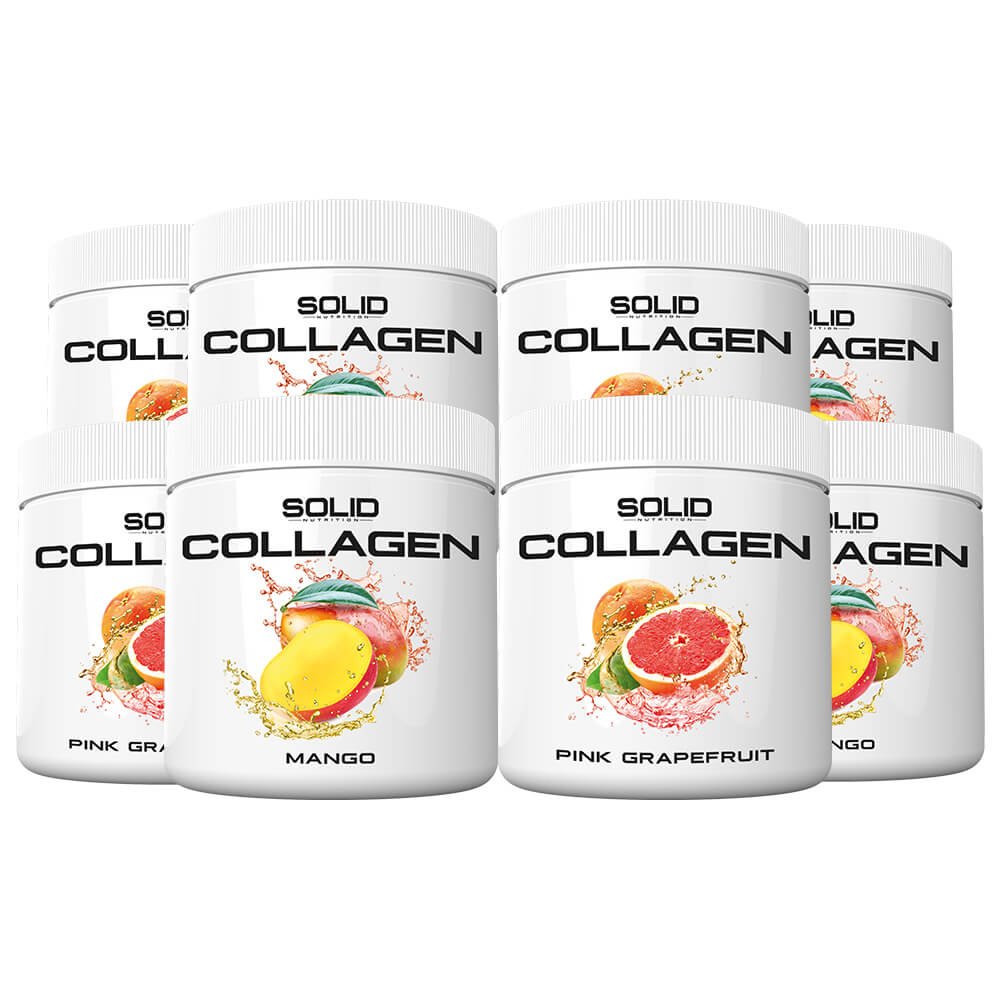 8 x SOLID Nutrition Collagen, 230 g ryhmässä Ravintolisät & Elintarvikkeet / Nivelten terveys / Kollageeni @ Tillskottsbolaget (SOLID6843)