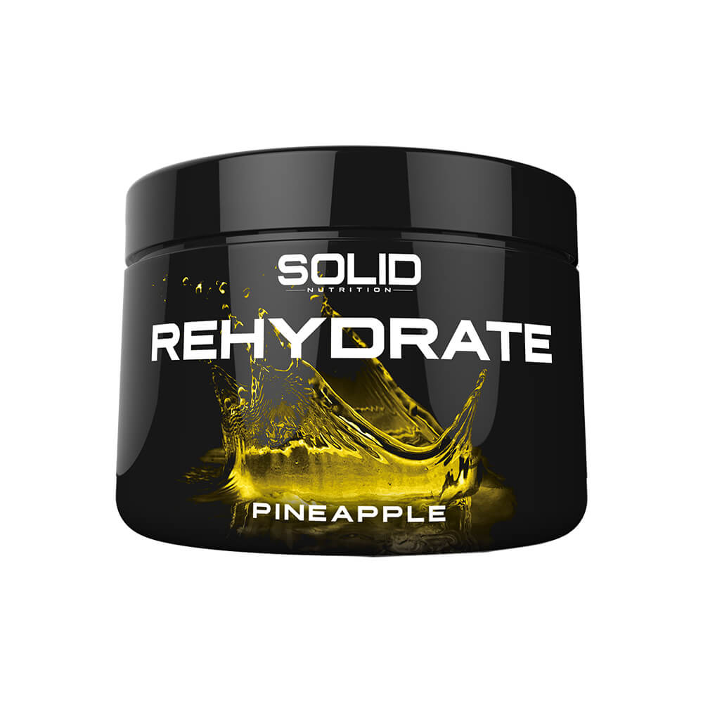 SOLID Nutrition BLACK LINE Rehydrate, 270 g (Pineapple) ryhmässä Ravintolisät & Elintarvikkeet / Kivennäisaineet / Elektrolyytit @ Tillskottsbolaget (SOLID75682-2)