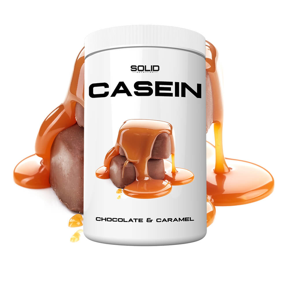 SOLID Nutrition Casein, 750 g (Chocolate & Caramel) ryhmässä Ravintolisät & Elintarvikkeet / Proteiinijauhe / Kaseiiniproteiini @ Tillskottsbolaget (SOLIDCASEIN1-8)