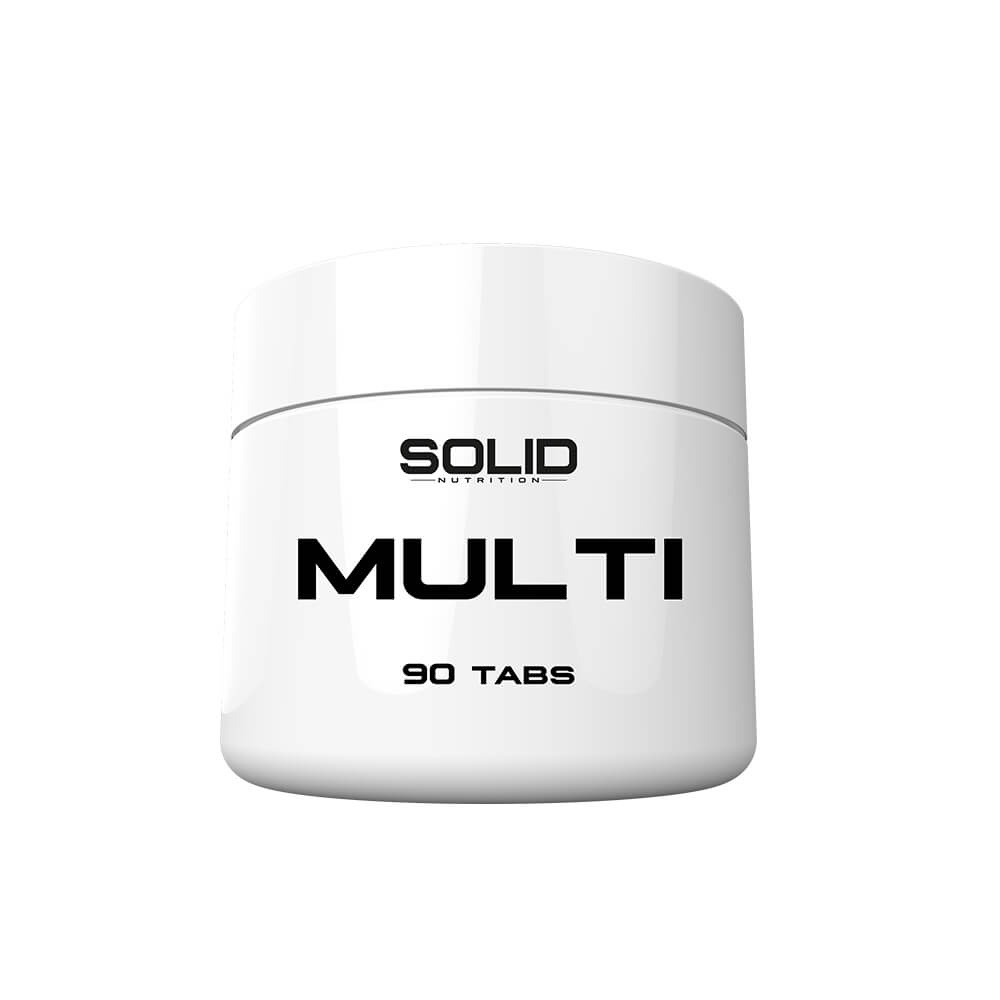 SOLID Nutrition MULTI, 90 tabs ryhmässä Teematuotteet / Ravintolisät Naisille @ Tillskottsbolaget (SOLIDMULTI)