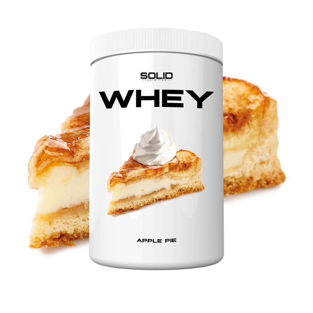 SOLID Nutrition Whey, 750 g (Apple Pie) ryhmässä Ravintolisät & Elintarvikkeet / Proteiinijauhe / Heraproteiini / Whey protein @ Tillskottsbolaget (SOLIDWHEY-15)