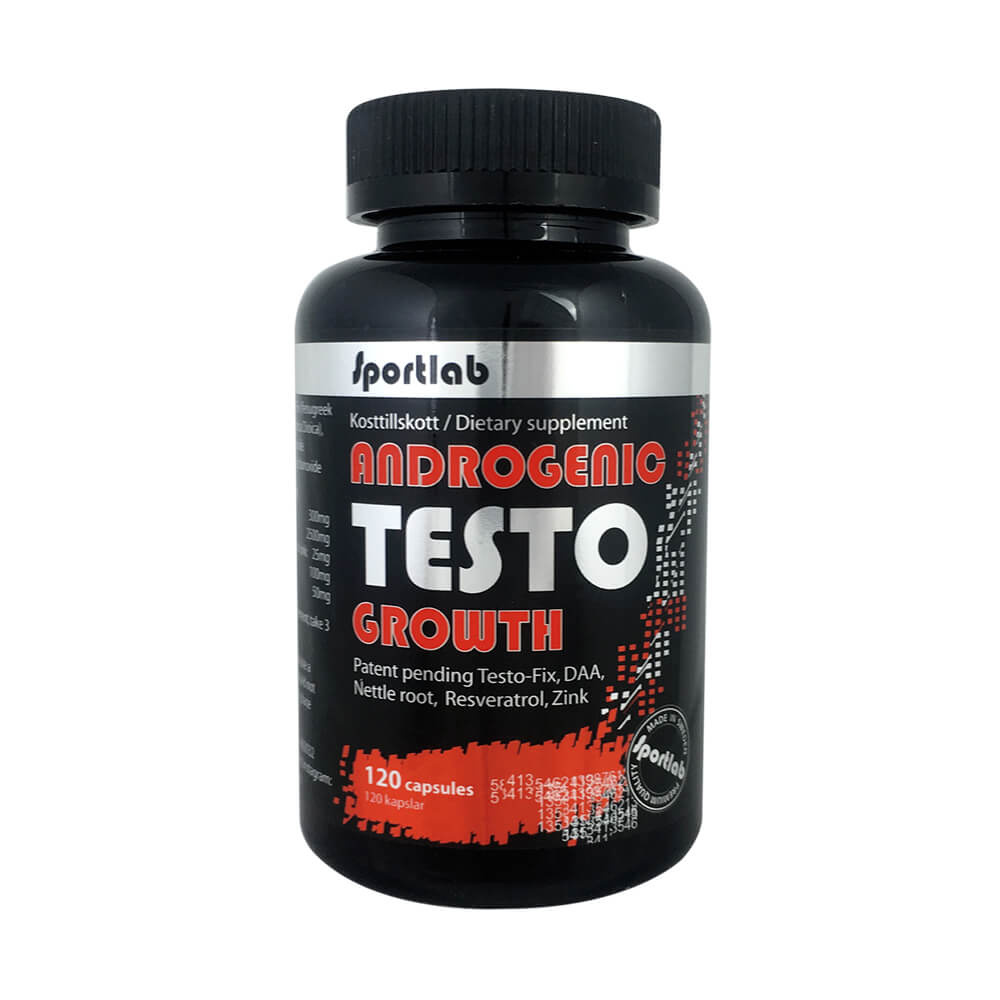 Sportlab Androgenic Testo Growth, 120 caps ryhmässä Ravintolisät & Elintarvikkeet / Lihaskasvu / Testobooster @ Tillskottsbolaget (SPORTLAB001)