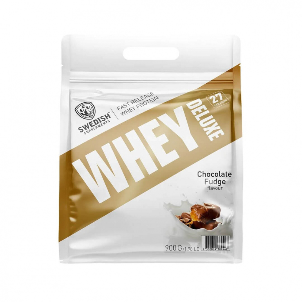 Swedish Supplements Whey Deluxe, 900 g ryhmässä Ravintolisät & Elintarvikkeet / Proteiinijauhe / Heraproteiini / Whey protein @ Tillskottsbolaget (SS869454)