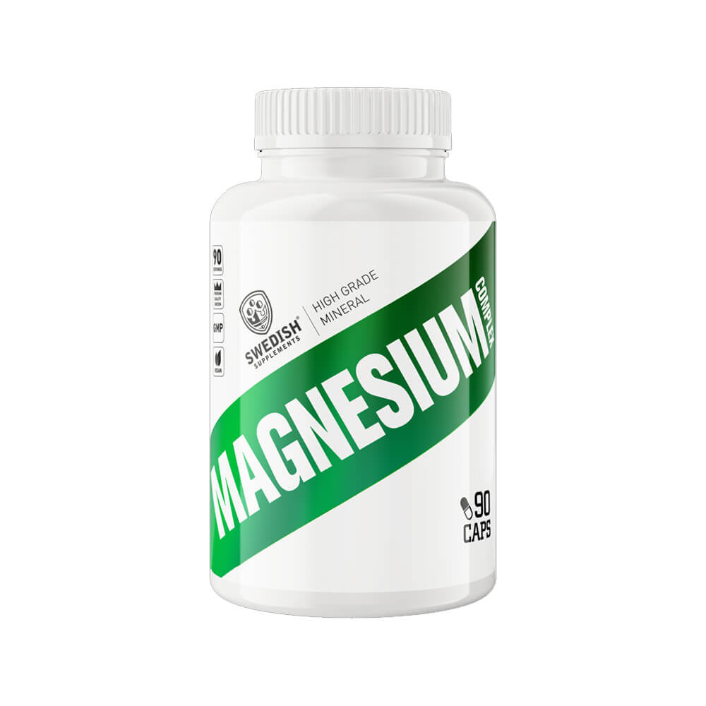 Swedish Supplements Magnesium Complex, 90 caps ryhmässä Ravintolisät & Elintarvikkeet / Kivennäisaineet / Magnesiumi @ Tillskottsbolaget (SS876984)