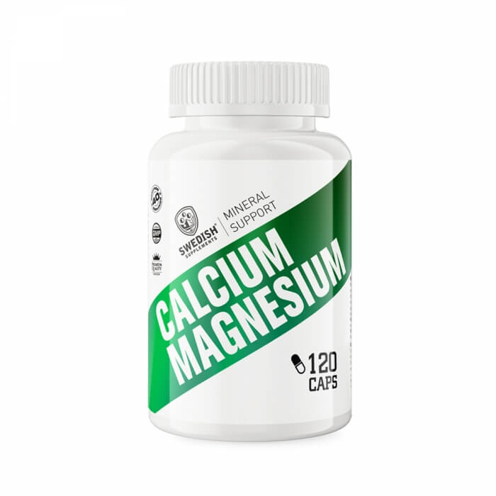 Swedish Supplements Calcium + Magnesium, 120 caps ryhmässä Ravintolisät & Elintarvikkeet / Kivennäisaineet / Kalsiumi + Magnesiumi @ Tillskottsbolaget (SSCM)