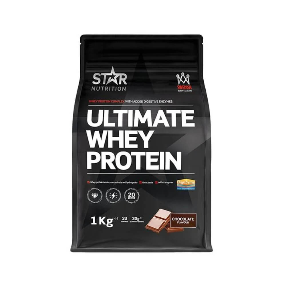 Star Nutrition Ultimate Whey Protein, 1 kg ryhmässä Teematuotteet / Ravintolisät Naisille @ Tillskottsbolaget (STAR023)