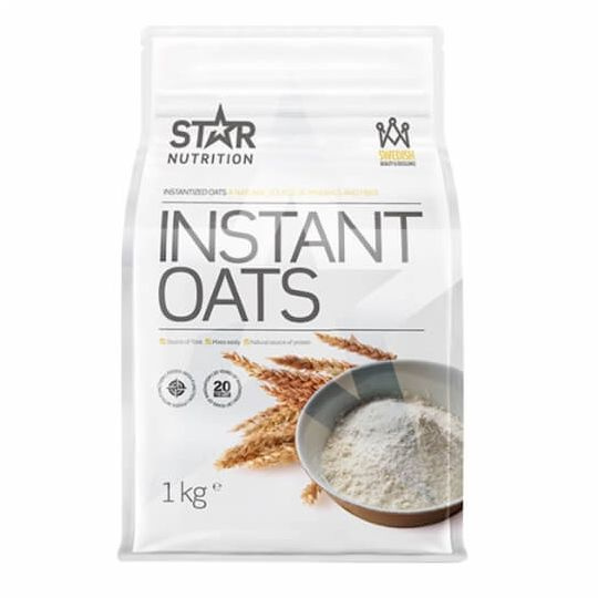 Star Nutrition Instant Oats, 1kg ryhmässä Teematuotteet / Ruotsalaiset ravintolisät @ Tillskottsbolaget (STAR6473)