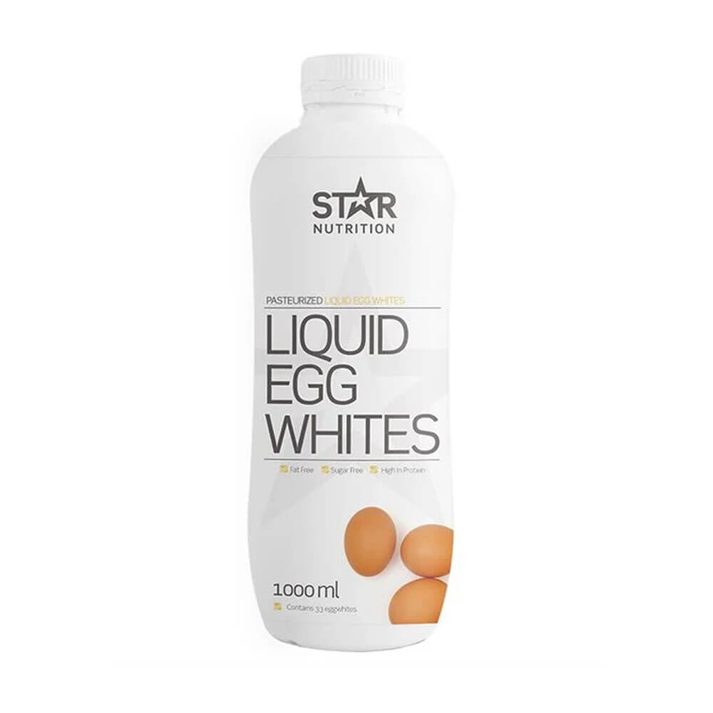 Star Nutrition Liquid Egg Whites, 1000 ml ryhmässä Ravintolisät & Elintarvikkeet / Proteiinijauhe / Kananmunaproteiini @ Tillskottsbolaget (STAR67554)