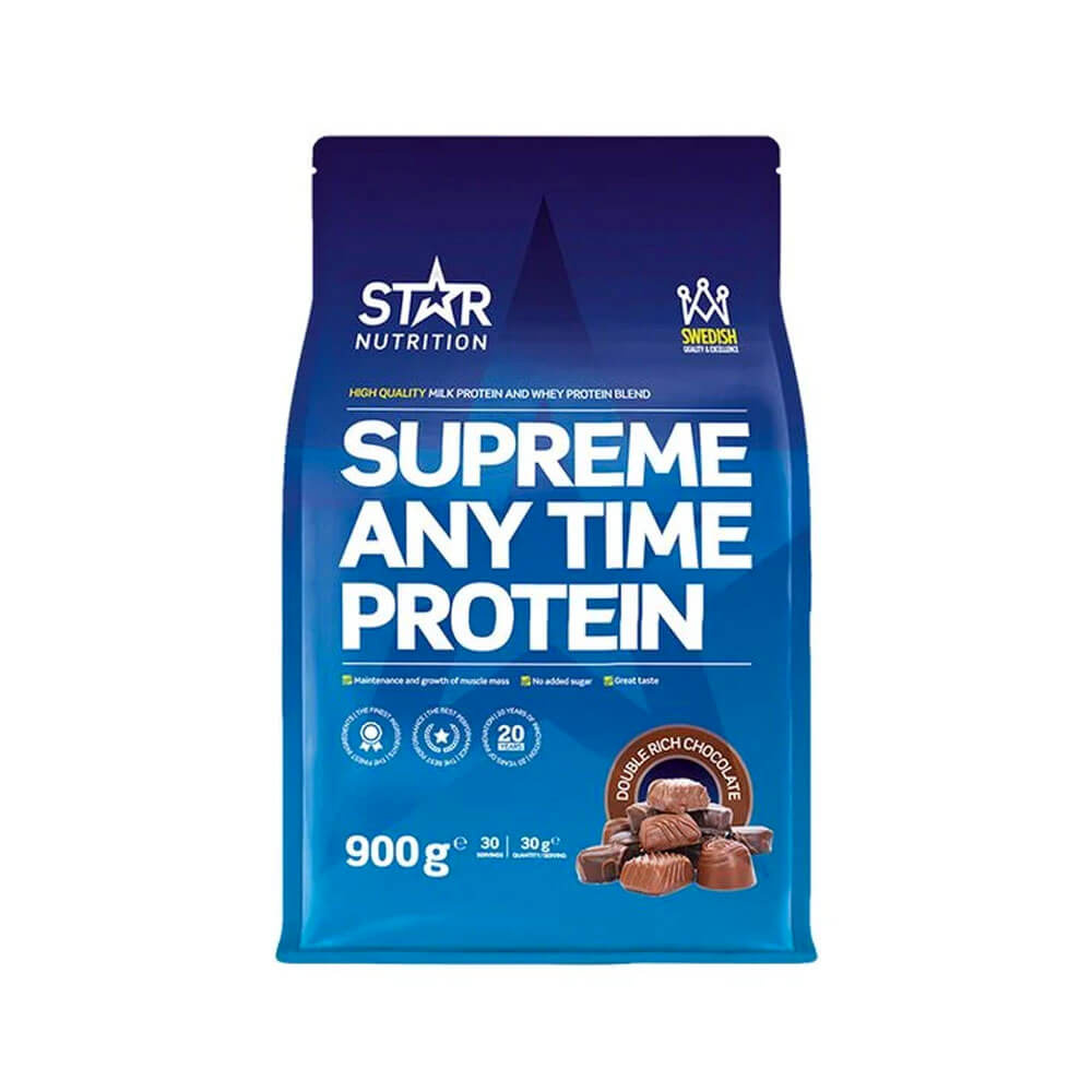 Star Nutrition Supreme Any Time Protein, 900 g ryhmässä Ravintolisät & Elintarvikkeet / Proteiinijauhe / Sekoitusproteiini @ Tillskottsbolaget (STAR67885)