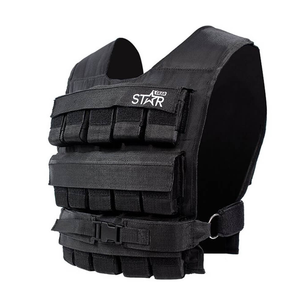 Star Gear Weighted Vest, 15 kg ryhmässä Treenivälineet / Painoliivi @ Tillskottsbolaget (STAR7412)