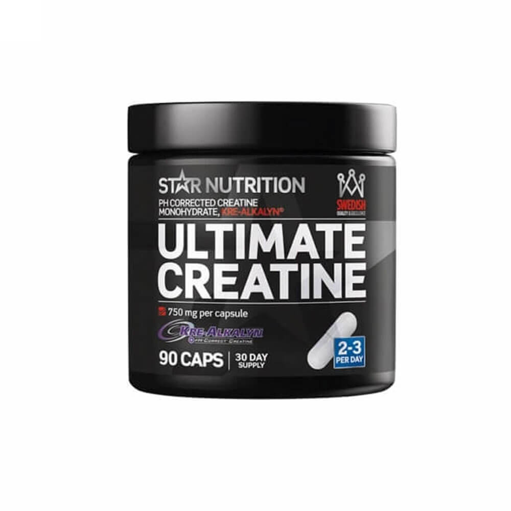 Star Nutrition Ultimate Creatine, 90 caps ryhmässä Ravintolisät & Elintarvikkeet / Kreatiini / Kre-Alkalyn @ Tillskottsbolaget (STAR742)