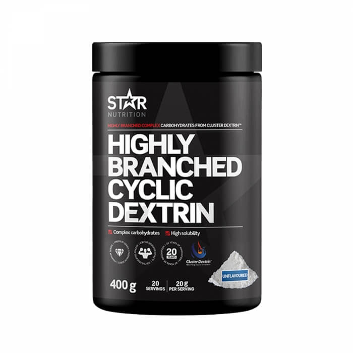 Star Nutrition Highly Branched Cyclic Dextrin, 400 g ryhmässä Ravintolisät & Elintarvikkeet / Hiilihydraatit / Highly Branched Cyclic Dextrin @ Tillskottsbolaget (STAR74583)