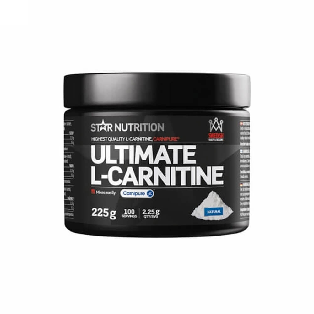 Star Nutrition Ultimate L-Carnitine (powder), 225 g ryhmässä Ravintolisät & Elintarvikkeet / Painonpudotusta / Kofeiiniton Rasvanpolttaja @ Tillskottsbolaget (STAR7481)