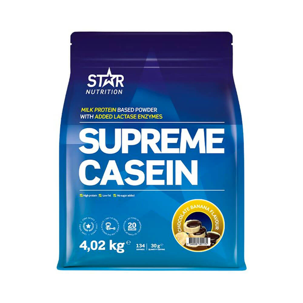 Star Nutrition Supreme Casein, 4020 g ryhmässä Ravintolisät & Elintarvikkeet / Proteiinijauhe / Kaseiiniproteiini @ Tillskottsbolaget (STAR7679)