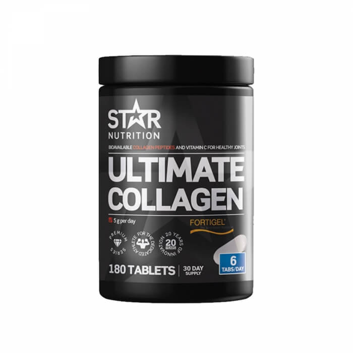 Star Nutrition Ultimate Collagen, 180 tabs ryhmässä Ravintolisät & Elintarvikkeet / Nivelten terveys / Kollageeni @ Tillskottsbolaget (STAR854)