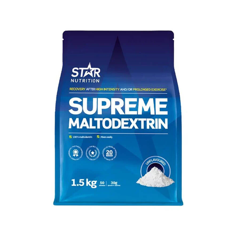 Star Nutrition Supreme Maltodextrin, 1,5 kg ryhmässä Ravintolisät & Elintarvikkeet / Hiilihydraatit / Maltodekstriini @ Tillskottsbolaget (STAR8593)