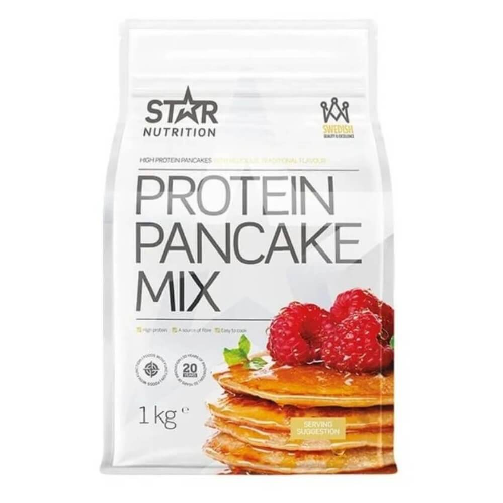 Star Nutrition Protein Pancake Mix, BIG SIZE - 1 kg ryhmässä Ravintolisät & Elintarvikkeet / Elintarvikkeet / Proteiiniletut @ Tillskottsbolaget (STAR986)