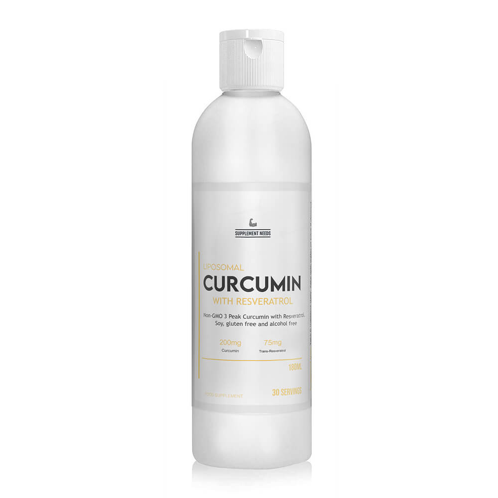 Supplement Needs Liposomal Curcumin with Resveratrol, 180 ml ryhmässä Ravintolisät & Elintarvikkeet / Terveystuotteet / Kurkumiini @ Tillskottsbolaget (SUPPNEEDS674)