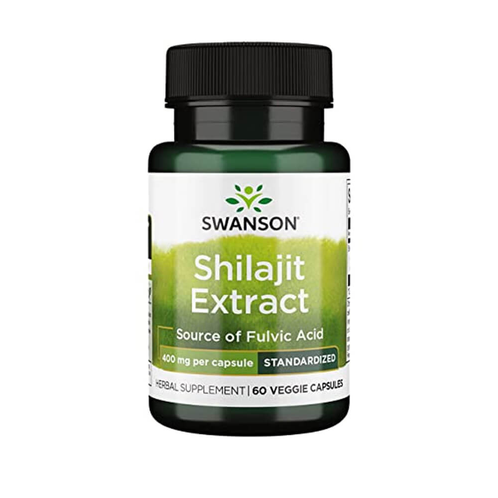 Swanson Shilajit Extract, 400 mg, 60 caps ryhmässä Teematuotteet / Ravintolisät Naisille @ Tillskottsbolaget (SWANSON53795)