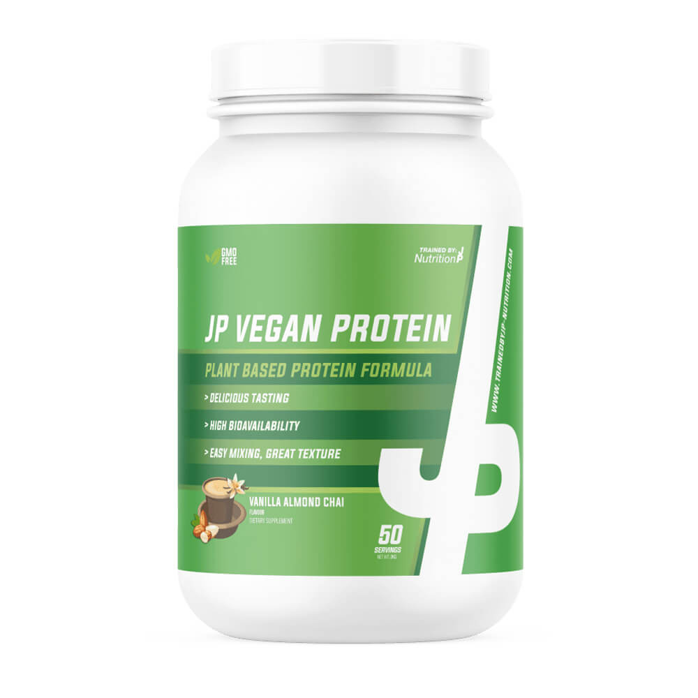 Trained By JP Vegan Protein, 1 kg ryhmässä Ravintolisät & Elintarvikkeet / Proteiinijauhe / Laktoositon Proteiini @ Tillskottsbolaget (TBJP7524545)