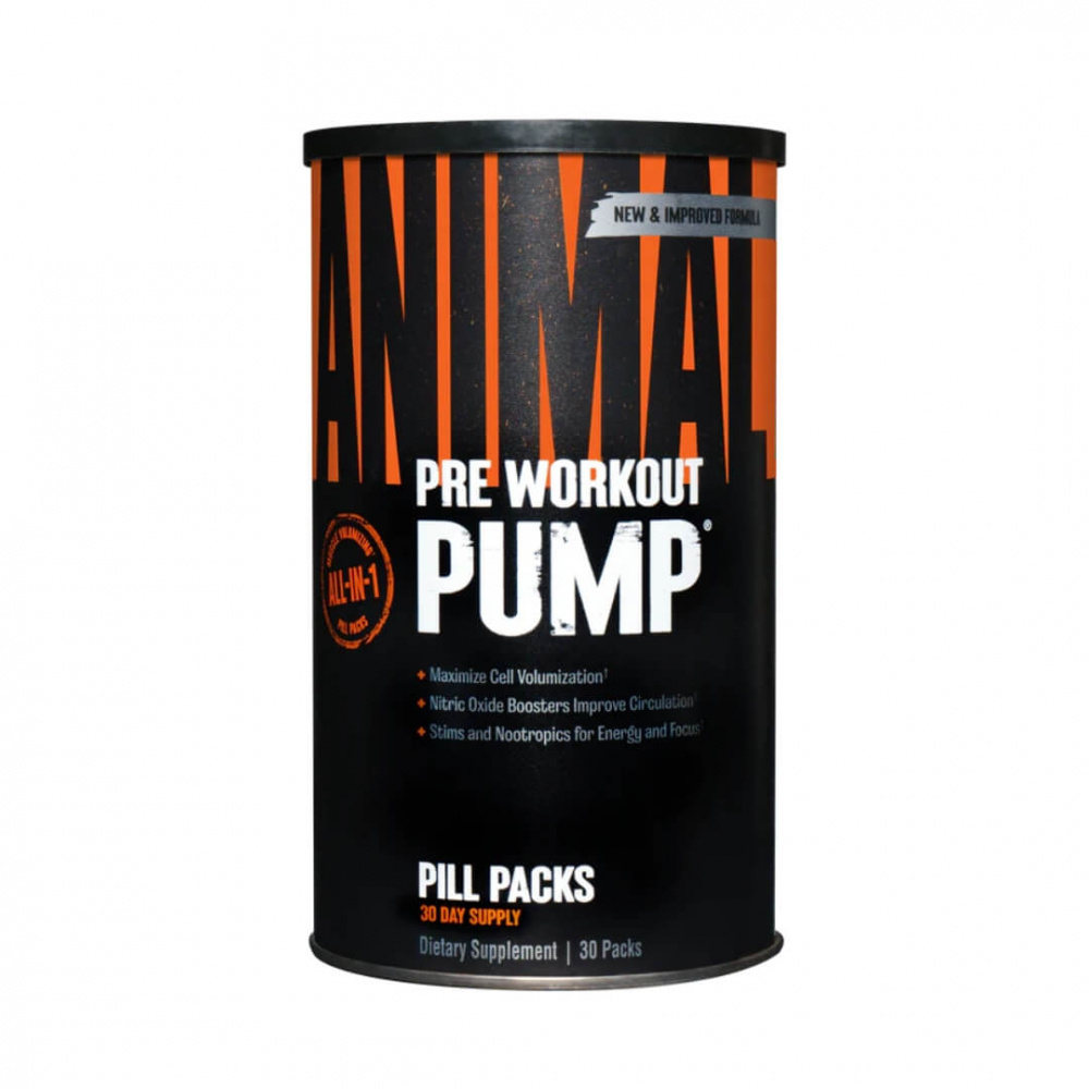 Universal Nutrition Animal Pump, 30 pack ryhmässä Ravintolisät & Elintarvikkeet / Suorituskyvyn parantajat / Pumppu @ Tillskottsbolaget (UNIVERSAL0010)