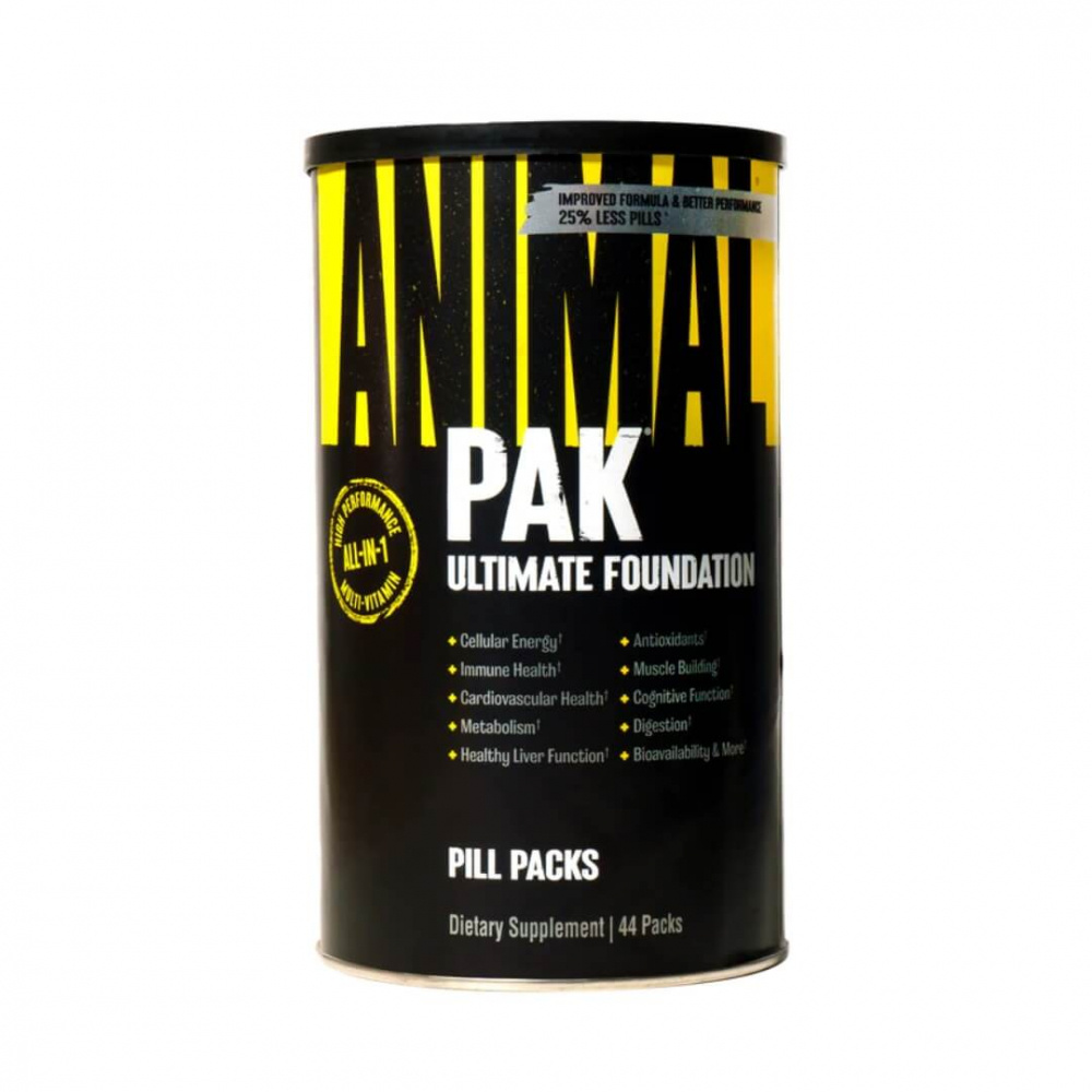 Universal Nutrition Animal Pak, 44-packs ryhmässä Ravintolisät & Elintarvikkeet / Vitamiinit / Multivitamiini @ Tillskottsbolaget (UNIVERSAL004)