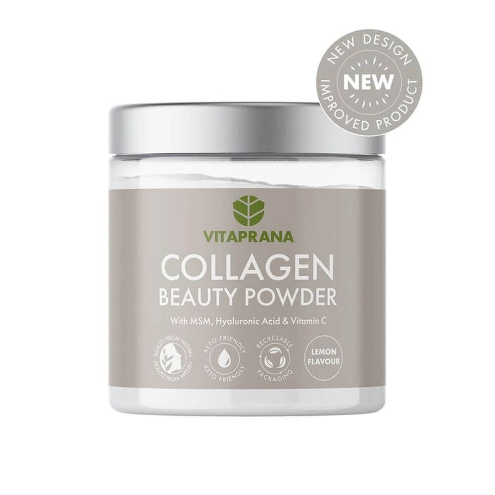 Vitaprana Collagen Beauty Powder, 200 g ryhmässä Ravintolisät & Elintarvikkeet / Nivelten terveys / Kollageeni @ Tillskottsbolaget (VITAPRANA4532)